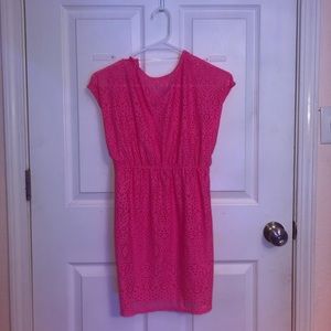 Hot pink KIDS bathing suit cover up